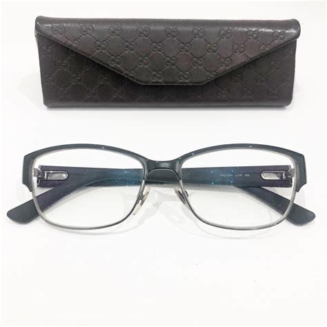 gucci metal frame glasses|authentic gucci glasses frames.